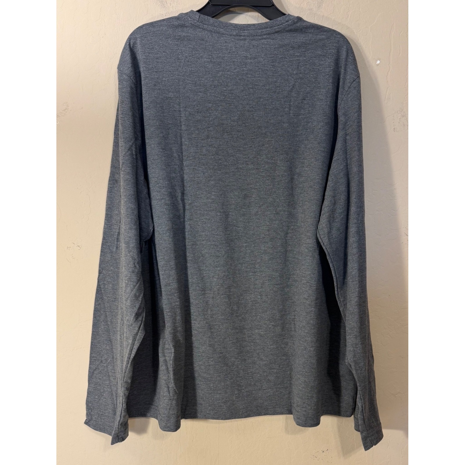 Athletic Works Shirt Men 2xl Gray Long Sleeve Crew Neck Casual T-Shirt New — image 4 of 6